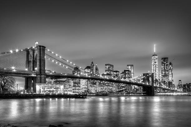 istock Brooklyn bridge at dusk, New York City. 495371048