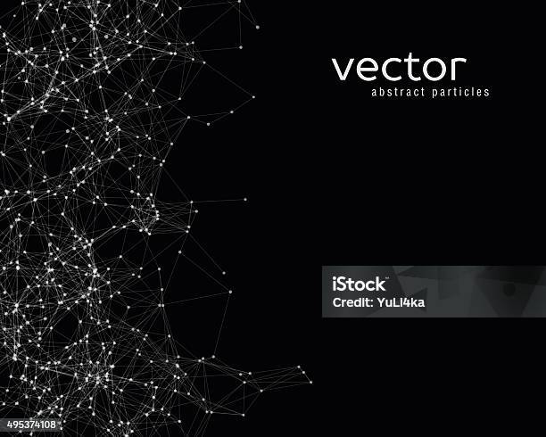Abstract Particles Vector Vector Abstract Particles Stock Illustration - Download Image Now ...