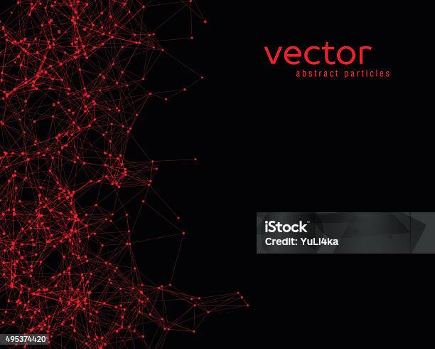 Vector Abstract Particles Stock Illustration - Download Image Now ...