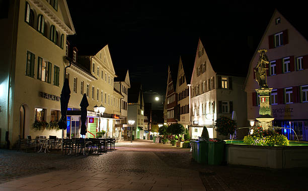 istock Night Bietigheim-Bissingen (Germany) 495376722