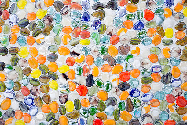 istock Colorful pebble stone on the wall 495379449