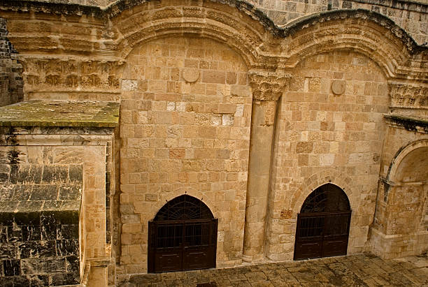 Golden Gate, Jerusalem, Israel The Golden Gate in Jerusalem' old city, Israel. al aksa stock pictures, royalty-free photos & images