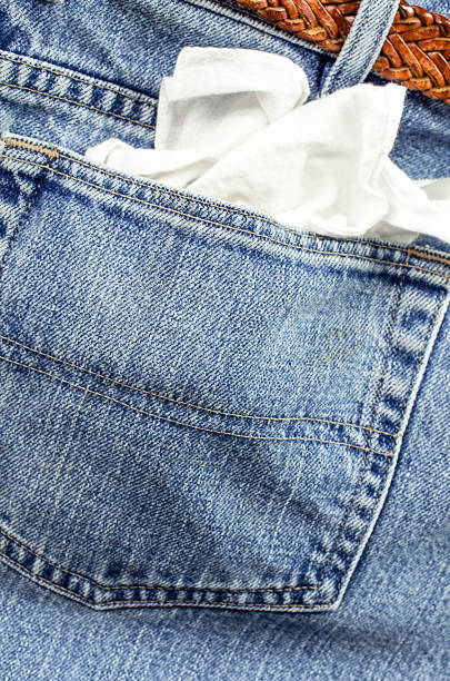 istock Jeans pocket with hankerchief. 495380863