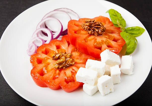 fresh vegetable greek salad
