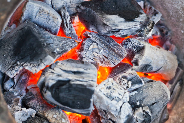 istock Close-up of burning charcoal 495382895