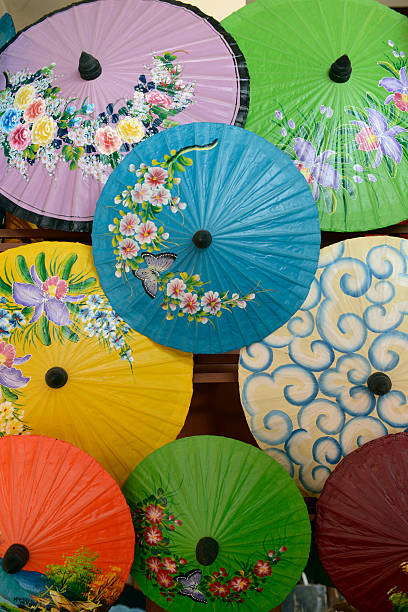 istock THAILAND CHIANG MAI UMBRELLA 495383361