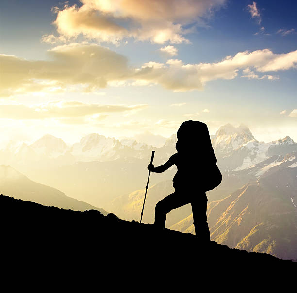 istock Silhouette of tourist 495385261