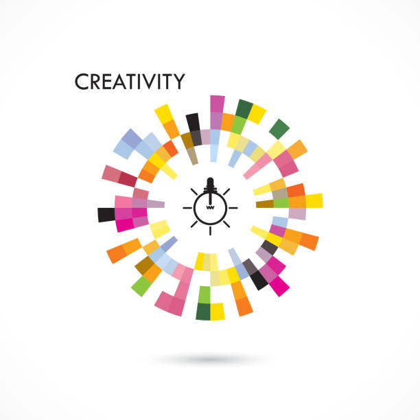 Creative circle abstract vector design vector art illustration