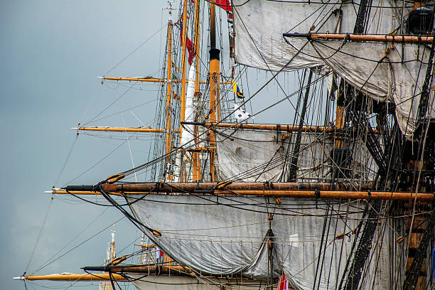 istock Masts of the different ships 495387358