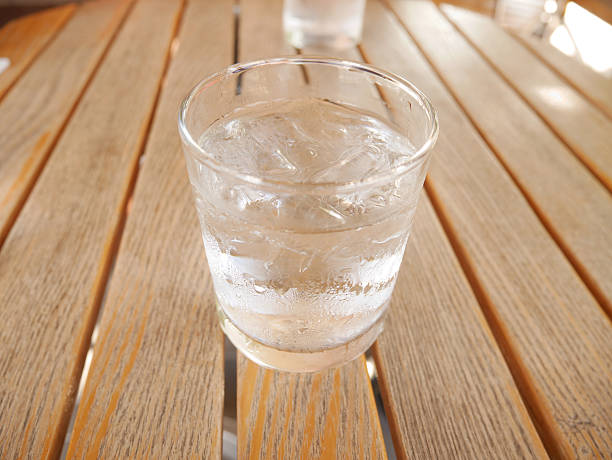istock Water with ice cube in a glass 495388154