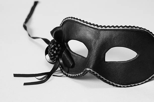 istock Black venetian carnival mask 495389938