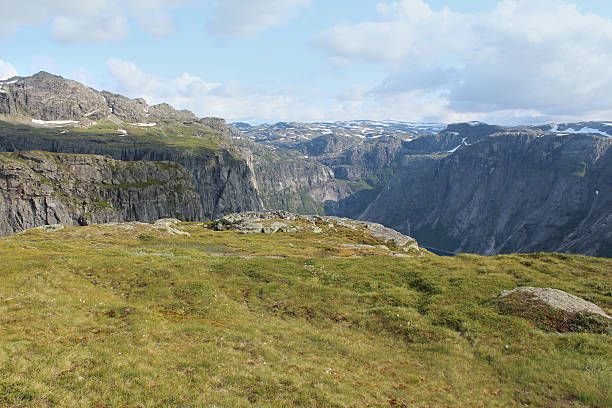 istock Plateau on the foreground and a mountains landscape. 495391260