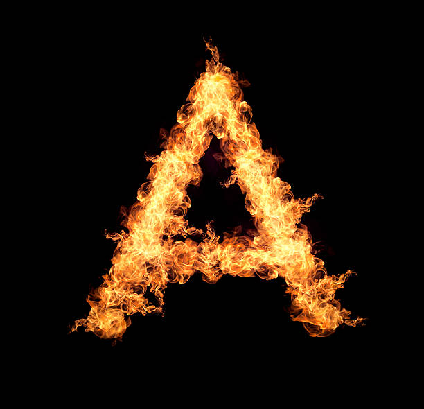 istock English letters Flames 495391556