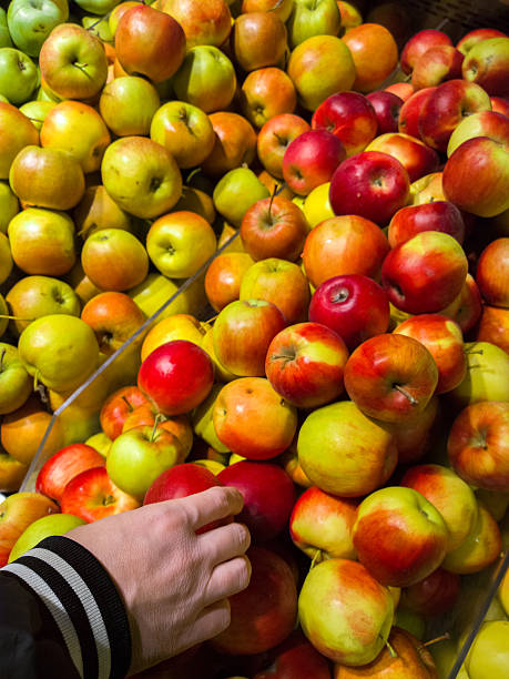 istock Apples in a supermarket. 495393130