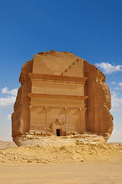 istock tomb in Archeological site desert landcape 495393276