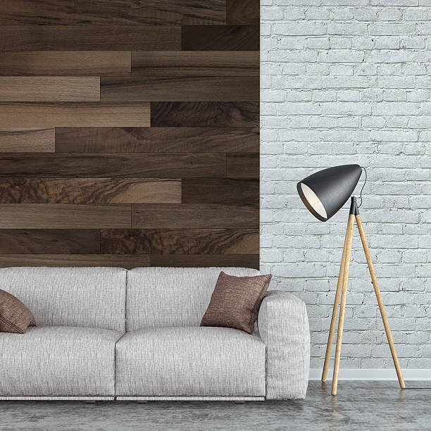 istock Modern urban living room with sofa 495414486