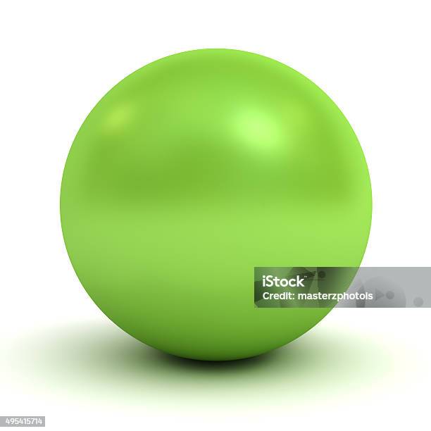 Green Sphere Stock Photo - Download Image Now - Green Color, Sphere, Sports Ball
