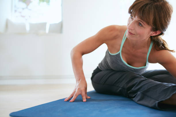 istock Fitness woman practicing yoga 495416620