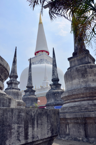 Wat Phra Mahathat Woramahawihan at Ratchadamnoen Road, Tambon Nai Mueang, Amphoe Mueang, Nakhon Si Thammarat Thailand.
