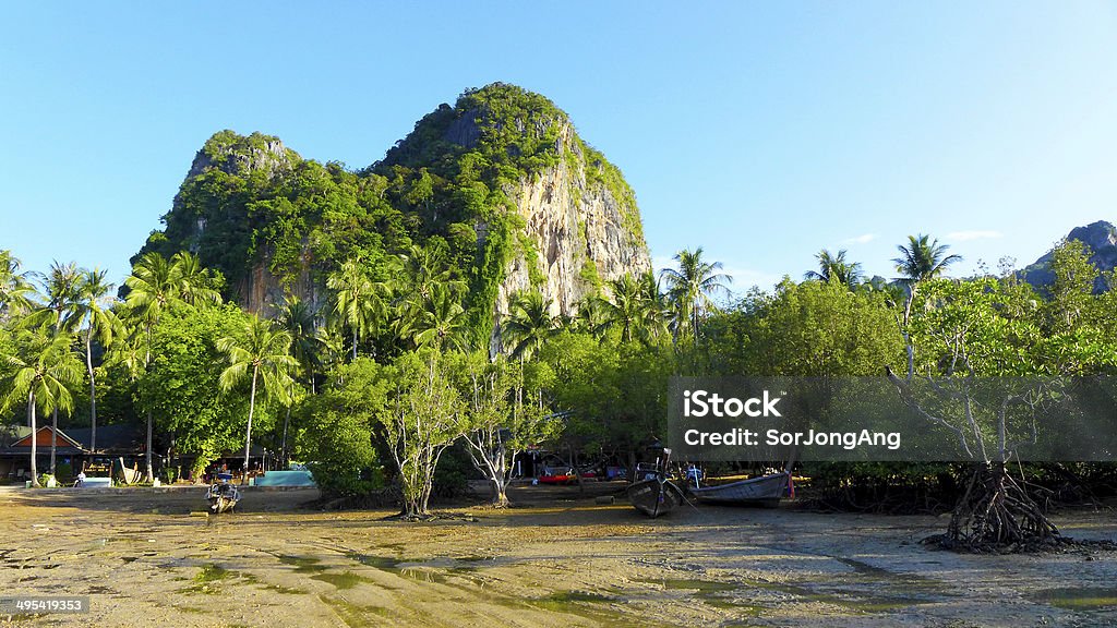 Railey Krabi, Tailândia do mar - Royalty-free Ajardinado Foto de stock