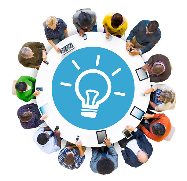 istock Multiethnic People Social Networking with Innovation Concepts 495419455