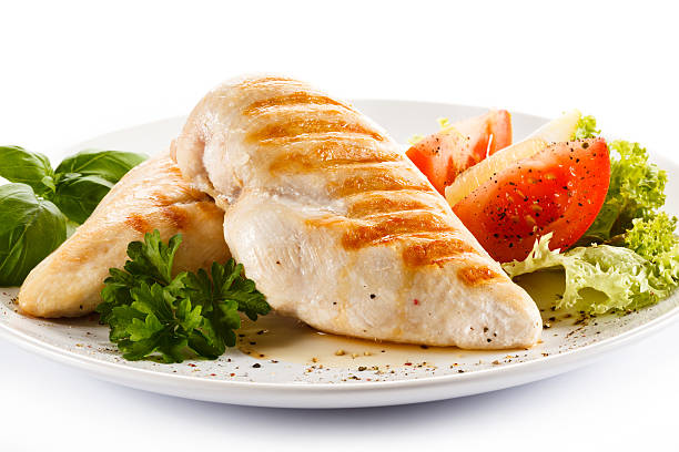 istock Roast chicken fillets and vegetables 495420716