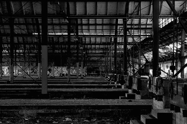 istock View of an abandoned train 495421339