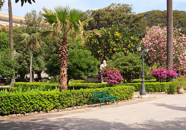 Interior of the Villa Margherita, Park in Trapani