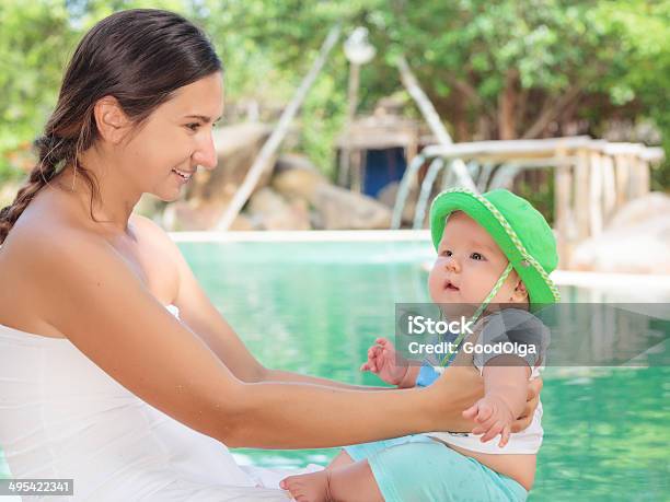 Baby And Mother Stock Photo - Download Image Now - Adult, At The Edge Of, Baby - Human Age