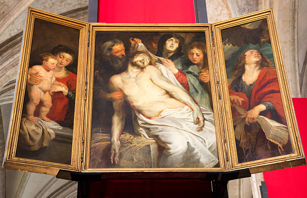 istock Antwerp - The Lamentation by baroque painter Peter Paul Rubens 495422553