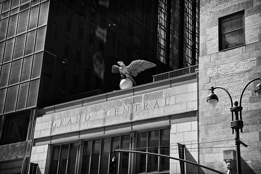 NYC Architectural detail, Grand Central Terminal Eagle, Midtown Manhattan