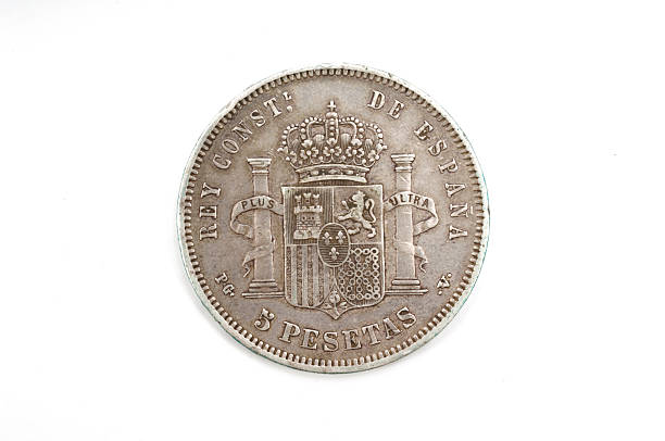 istock reverse of a coin of five pesetas, 495437080