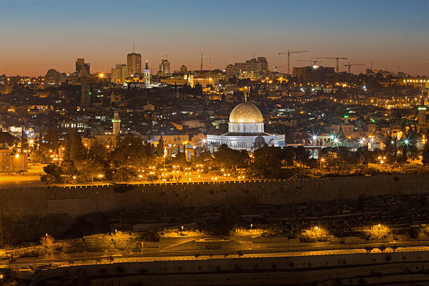 istock Jerusalem - Outlook from Mount of Olives at dusk 495455110