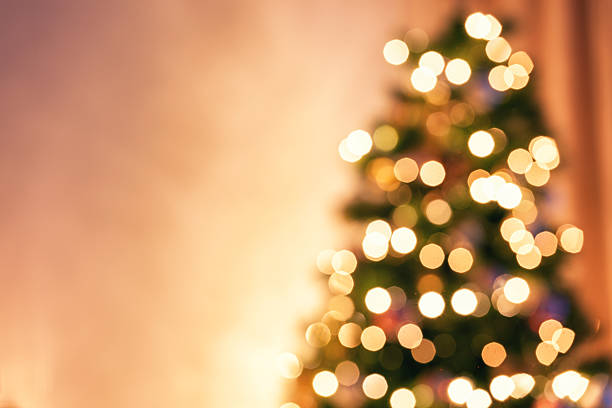 árvore de natal - tree lights imagens e fotografias de stock
