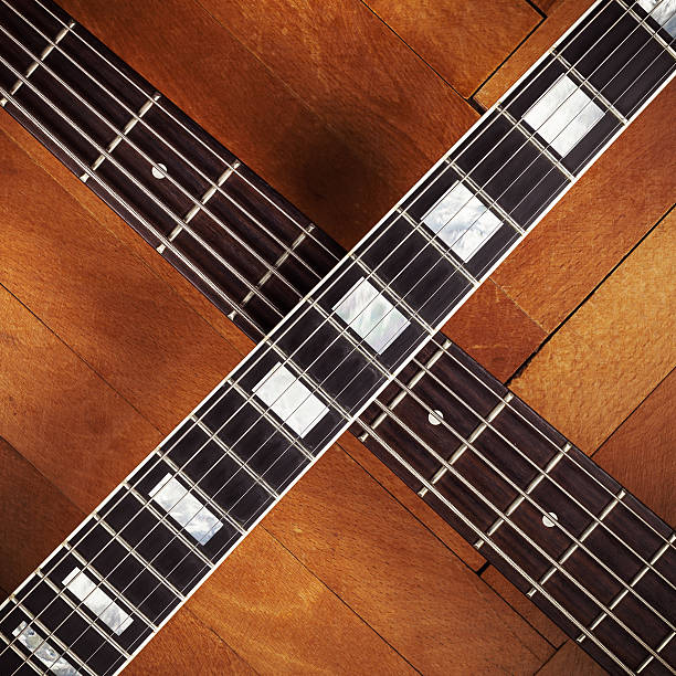 istock Electric And Bass Guitars Necks 495467122