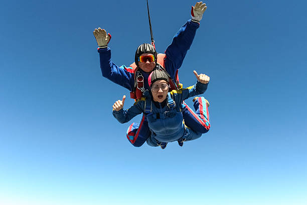 istock Skydiving photo. Tandem. 495468606