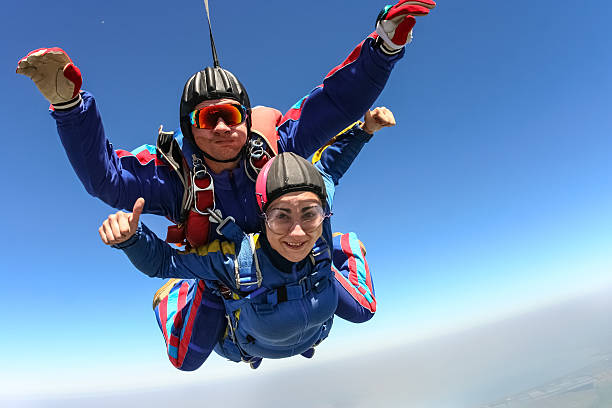 istock Skydiving photo. Tandem. 495470278
