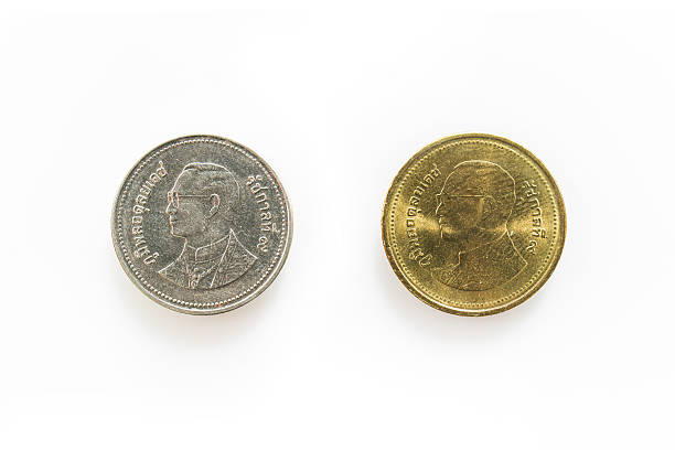 istock Backside of Isolated Coins for 2 Bath  in Thailand 495470819