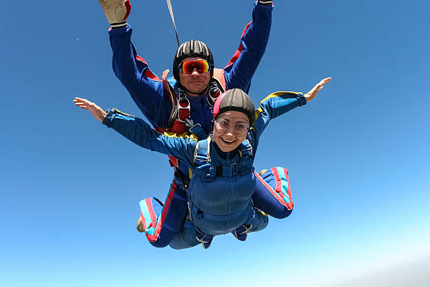 istock Skydiving photo. Tandem. 495471058