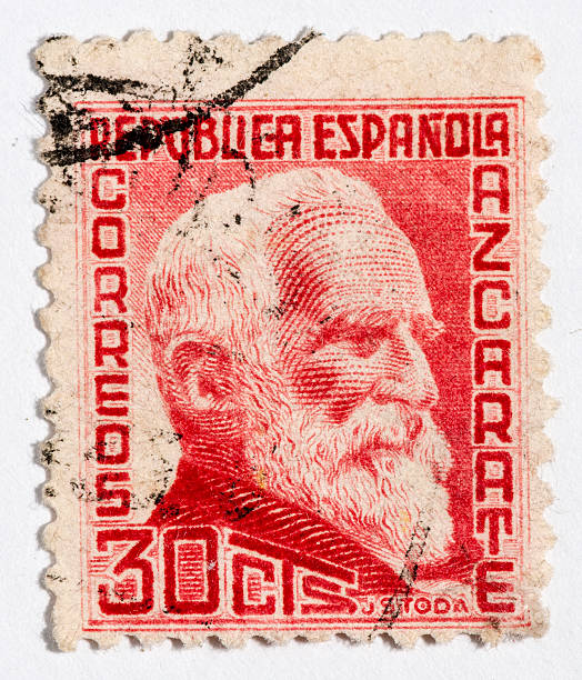 istock Vintage antique old postage stamp from Spain 495471325
