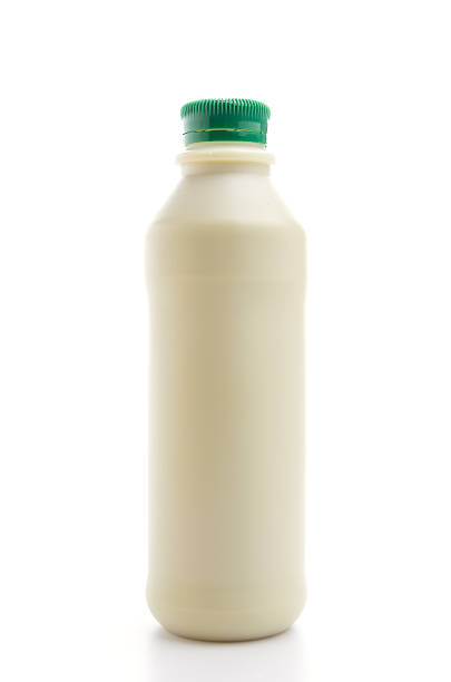 istock Green tea milk isolated white background 495471387