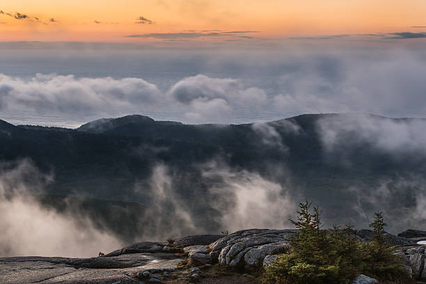 istock Foggy Sunrise from Mountaintop 495471988