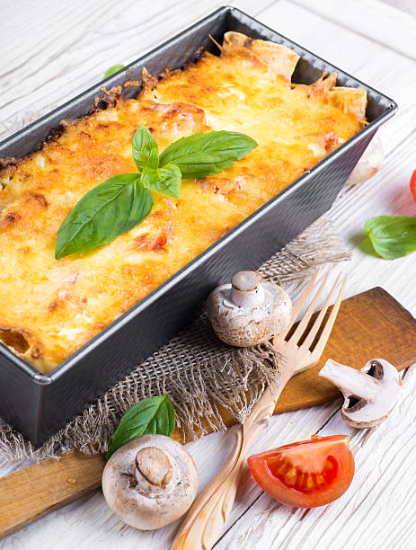 istock Greek moussaka with mushrooms 495472247