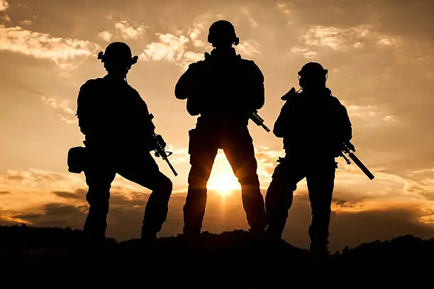 Photo of United States Army rangers