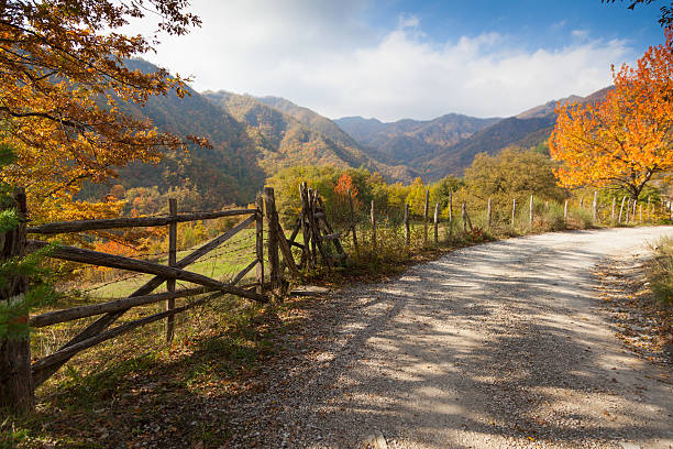 Autumn landscape in the Apennines