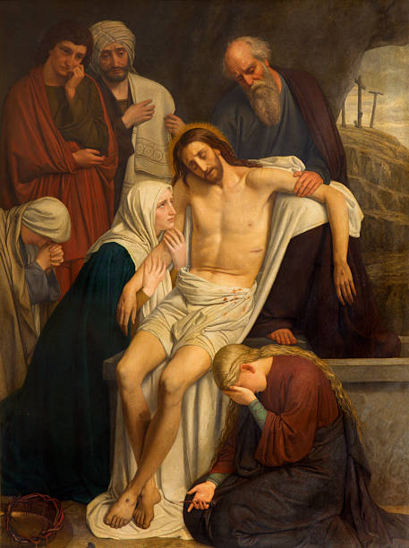 istock Antwerp - burial of Jesus in Saint Willibrordus church 495472939