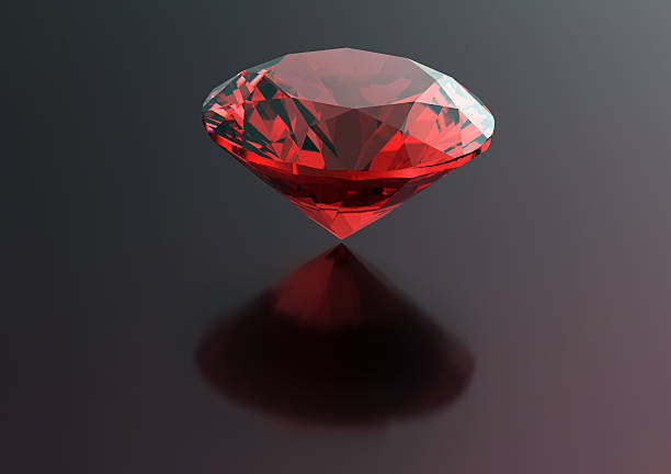 istock 3D diamonds render. Jewelry gemstone. Garnet 495473185