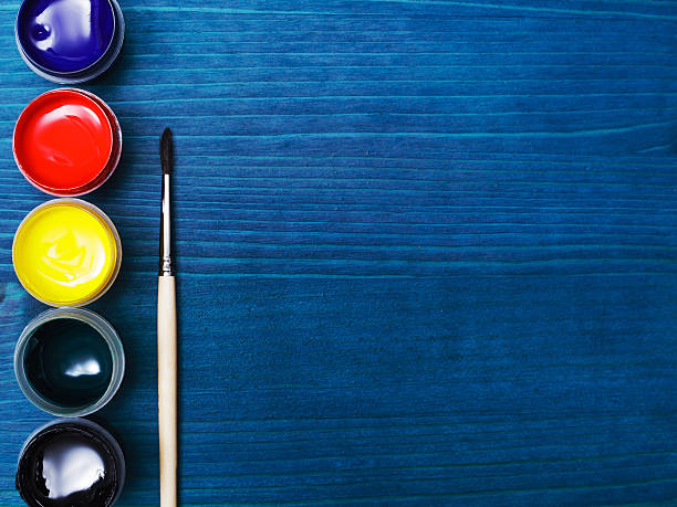 istock Paints and brushes for the development of creative talents 495474100