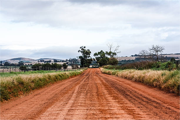 istock Dirt Road on Farm Land. 495479020