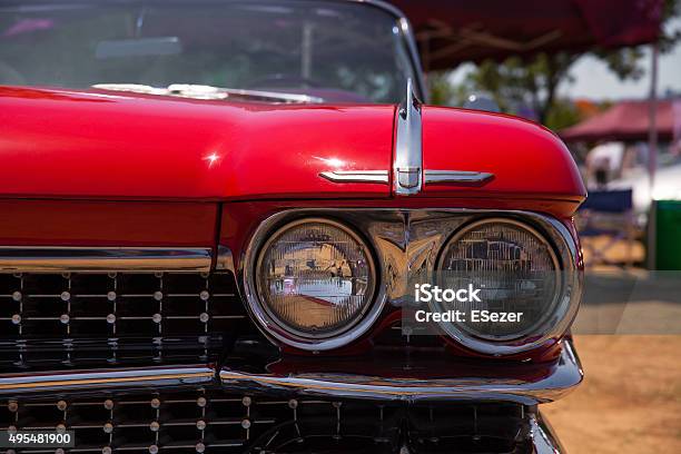 Classic Cars Headlights Stock Photo - Download Image Now - Convertible, Close-up, Old